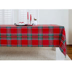 Madras Holiday Plaid Tablecloth