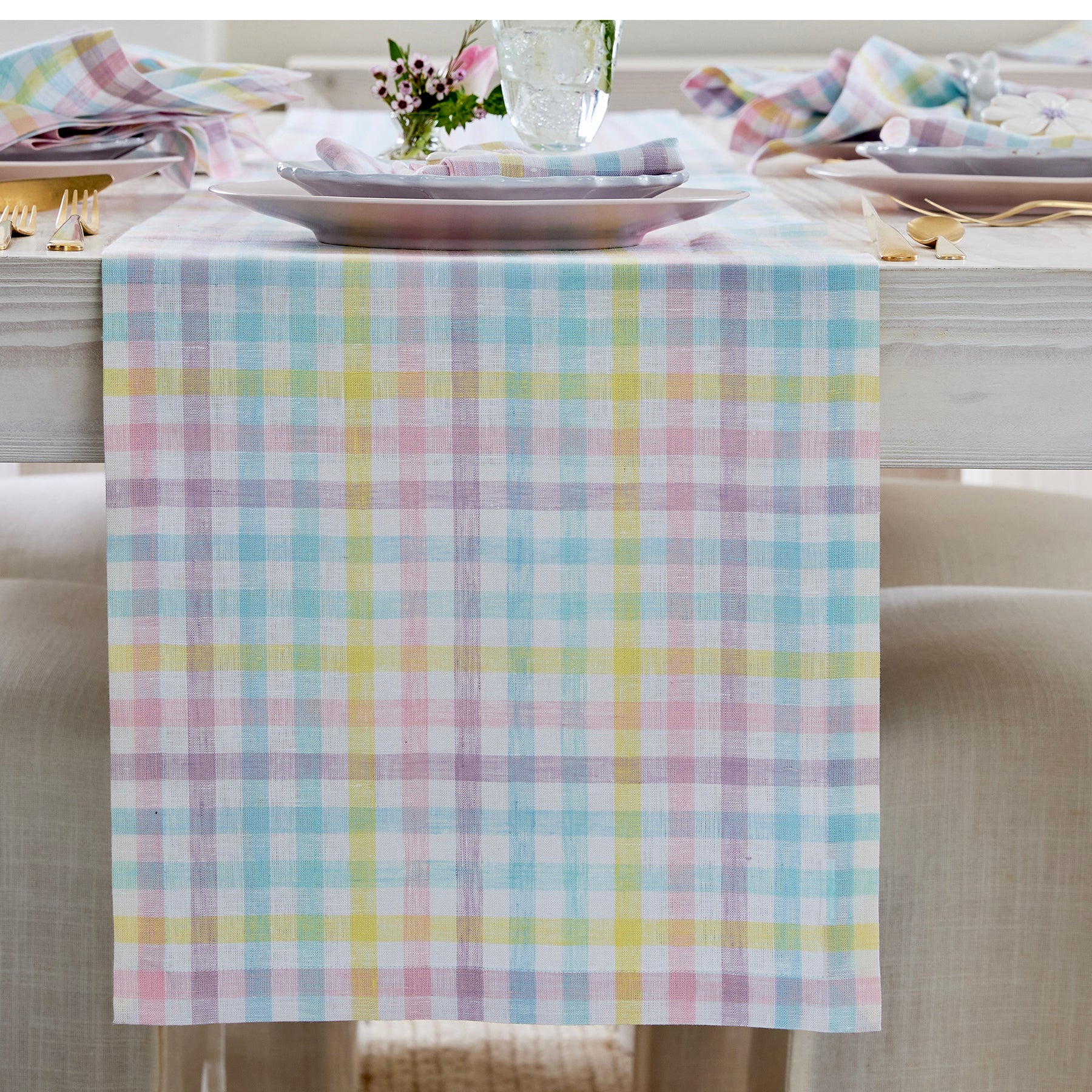Gingham Table Runner