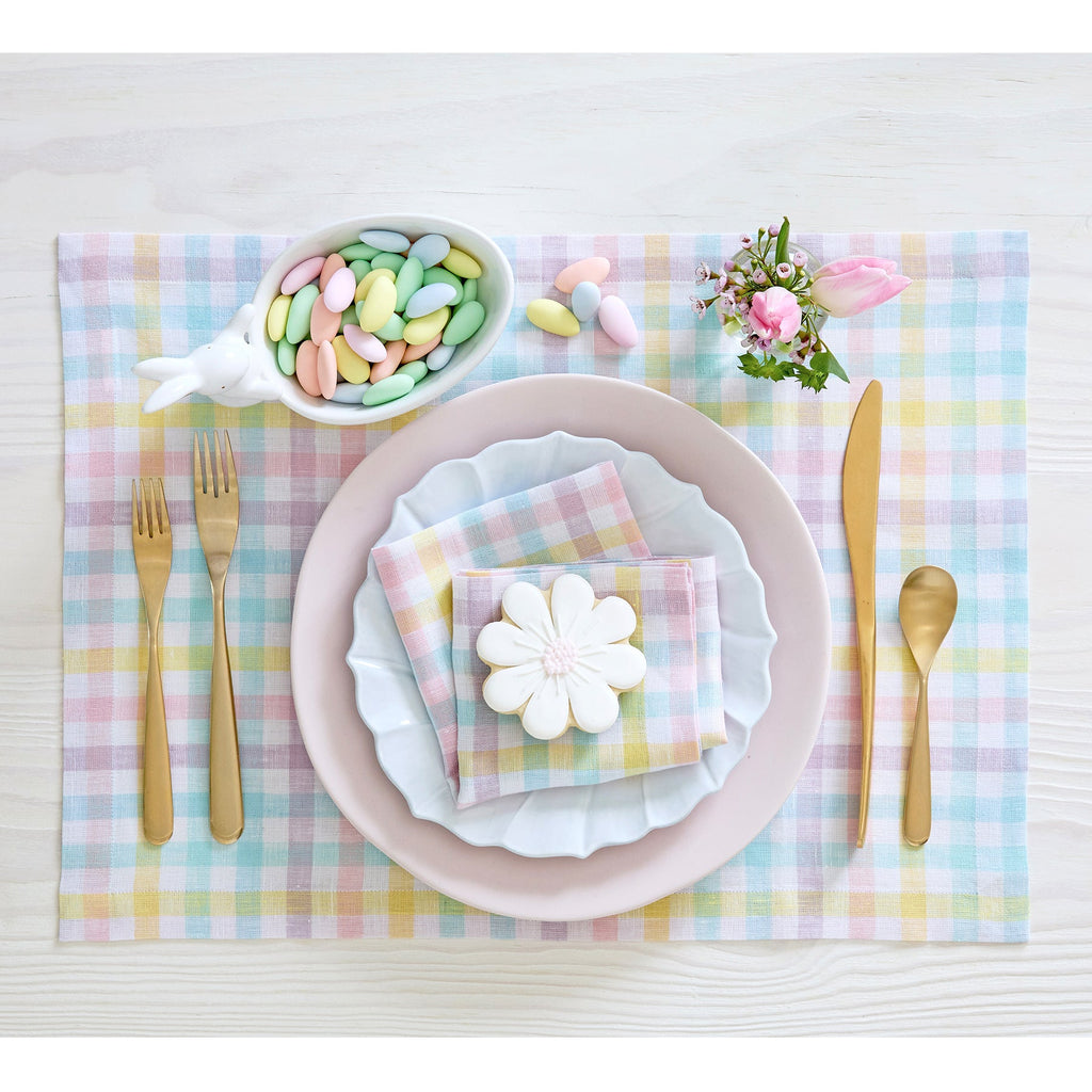 Gingham Placemats, Set of 4
