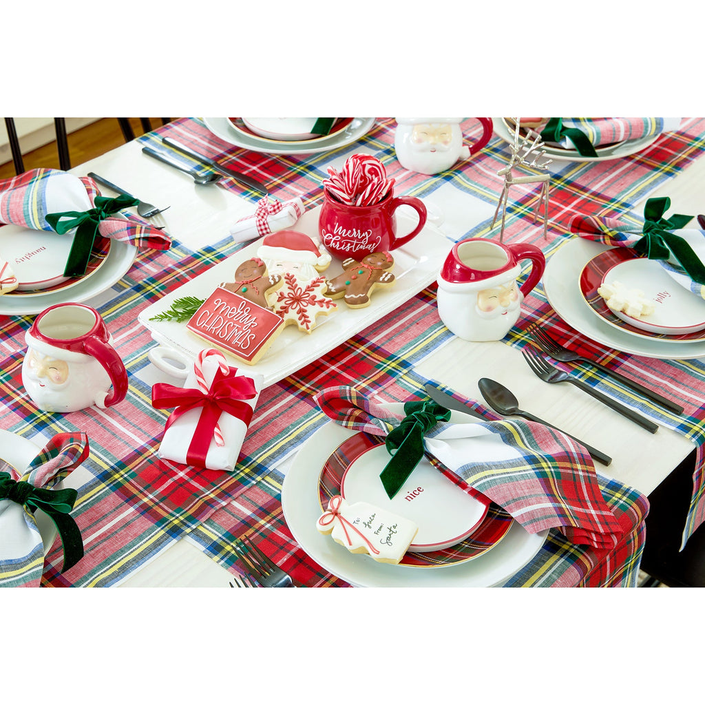 Stewart Plaid Placemats, Set of 4