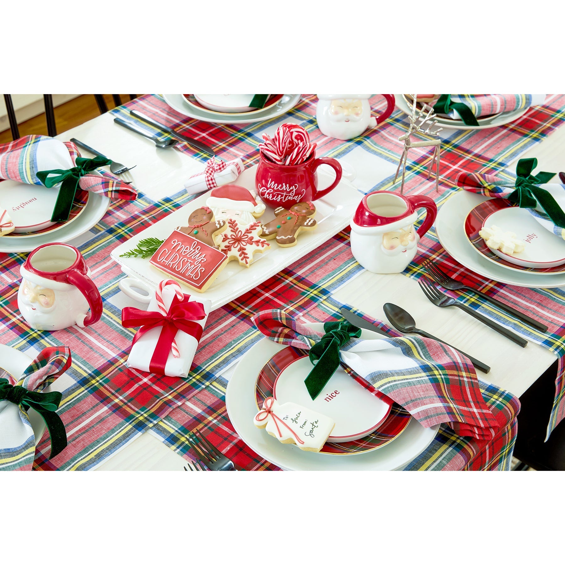 Stewart Plaid Placemats, Set of 4