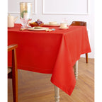 Cotton Linen Hemstitch Tablecloth