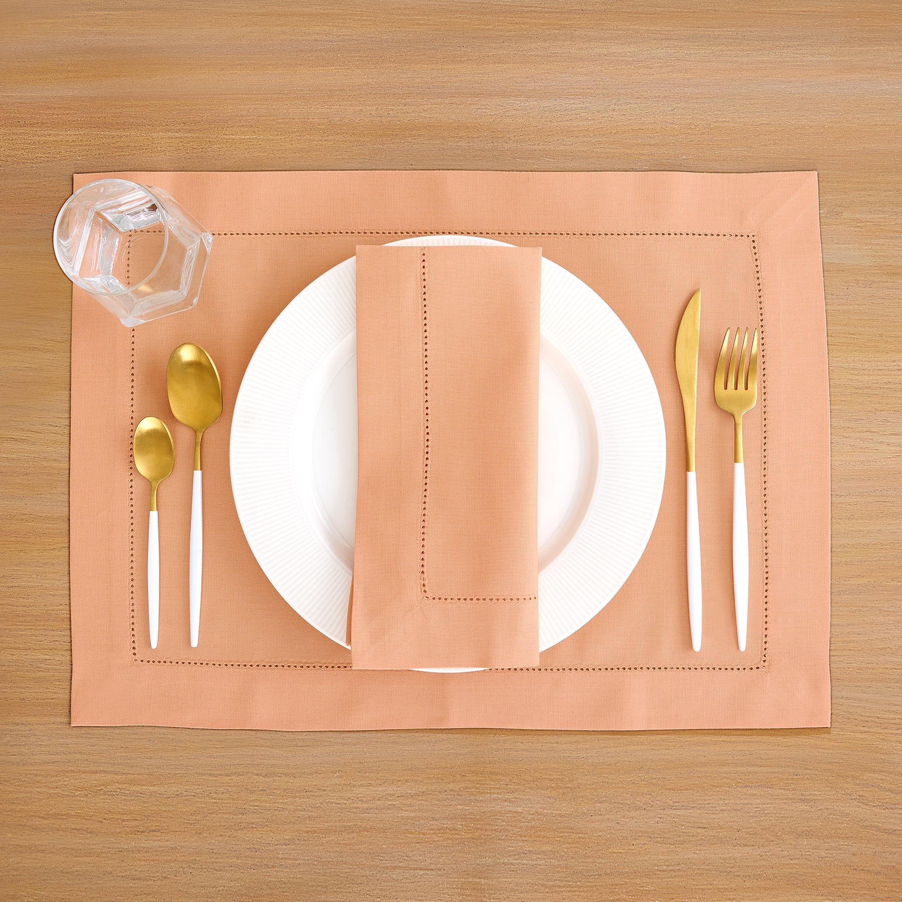 Cotton Linen Hemstitch Napkins