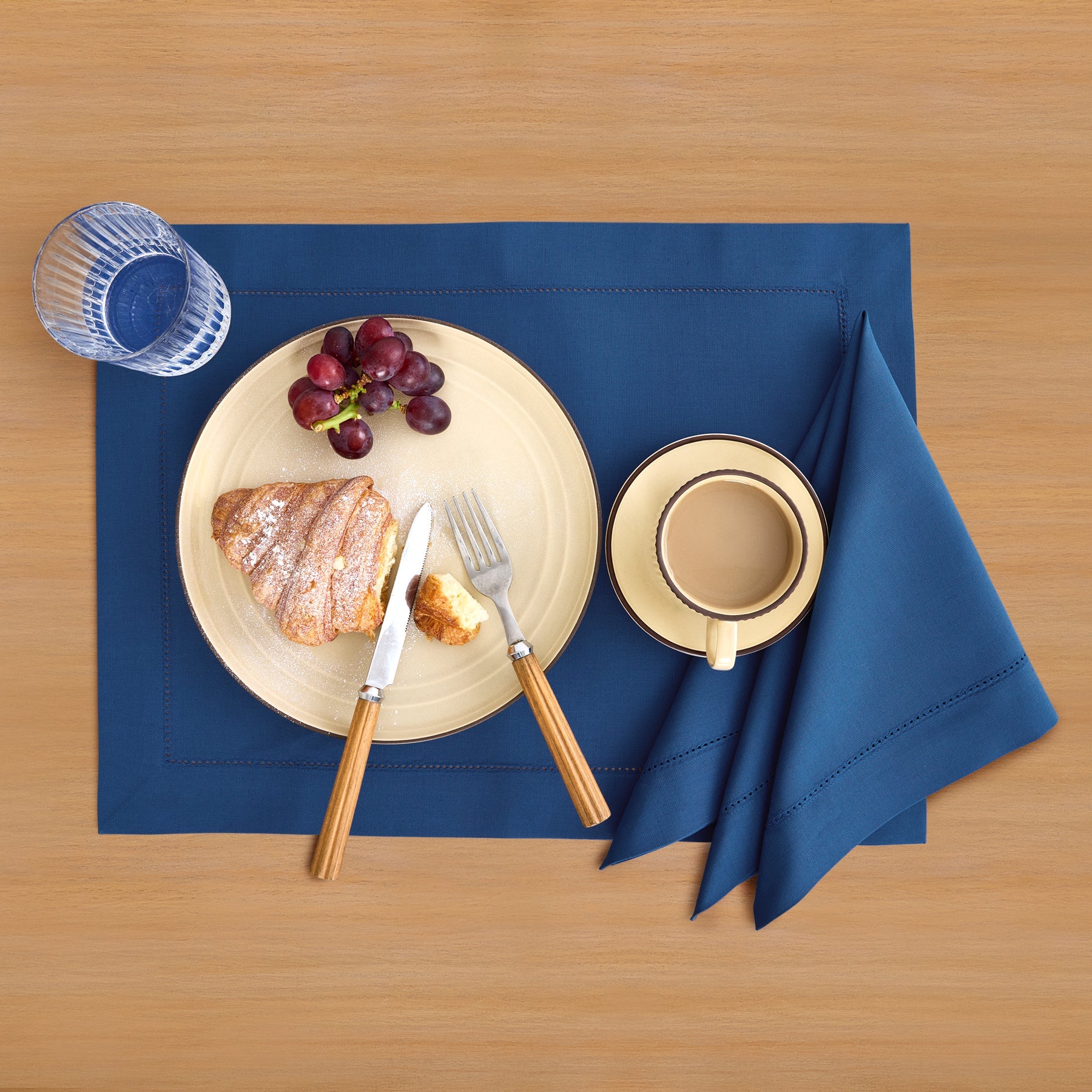 Cotton Linen Hemstitch Placemats