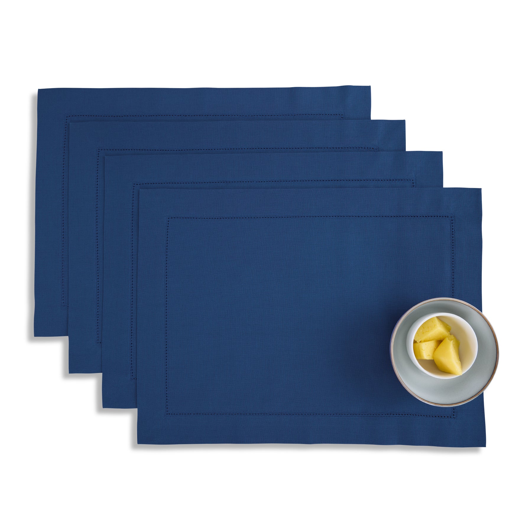 Cotton Linen Hemstitch Placemats