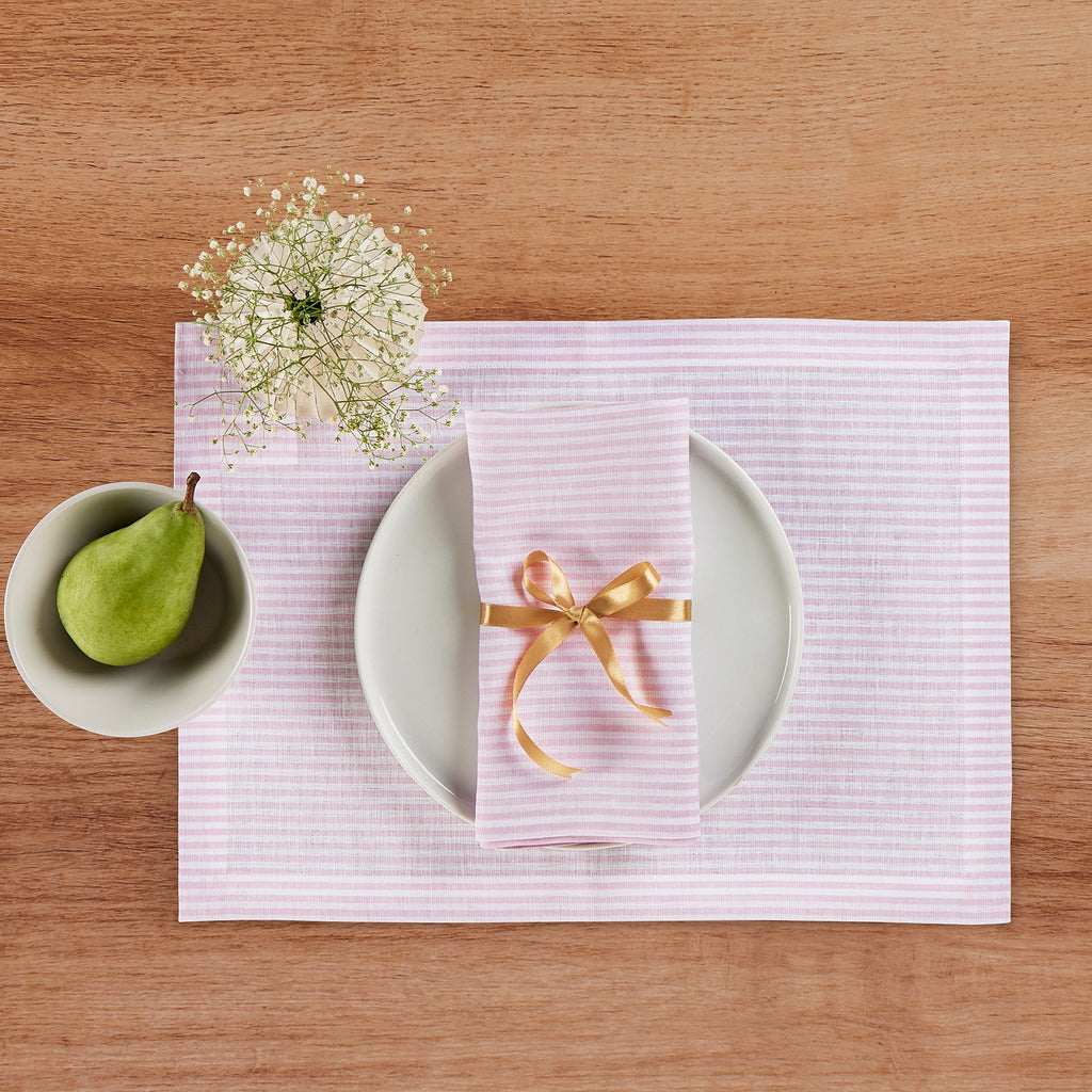 Narrow Stripe Placemats, Set of 4