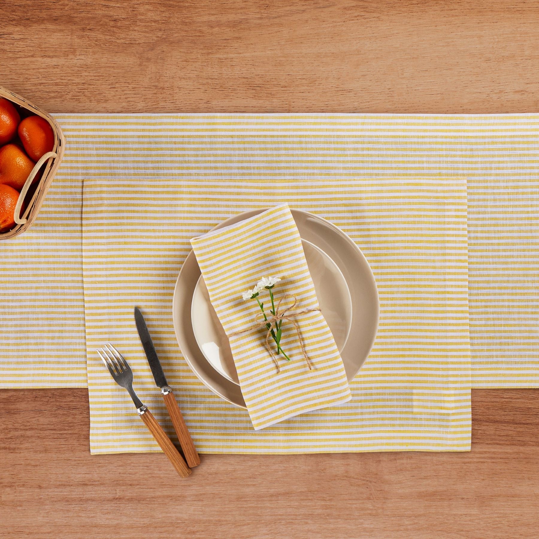Narrow Stripe Placemats, Set of 4