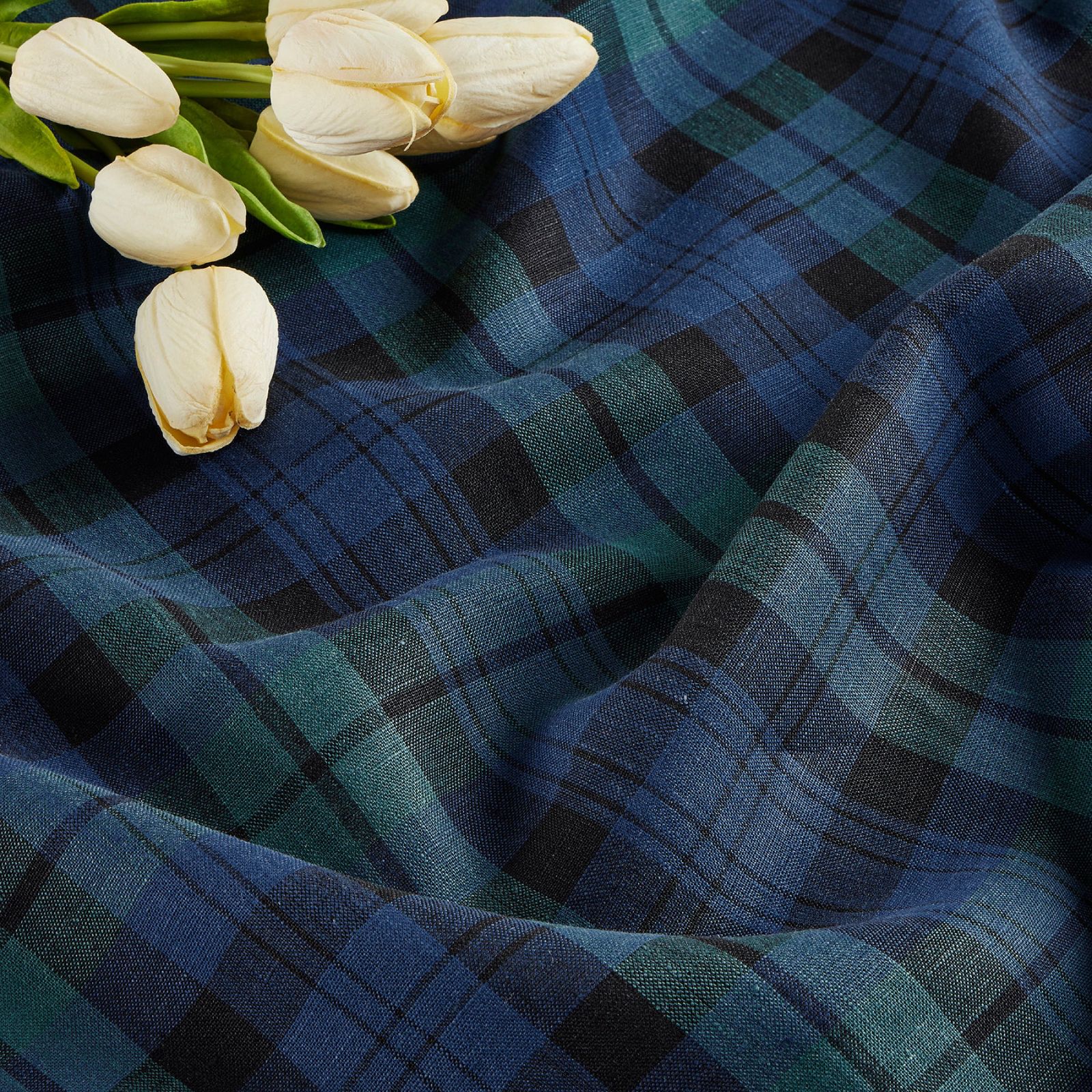 Blackwatch Plaid Napkins, Set of 4
