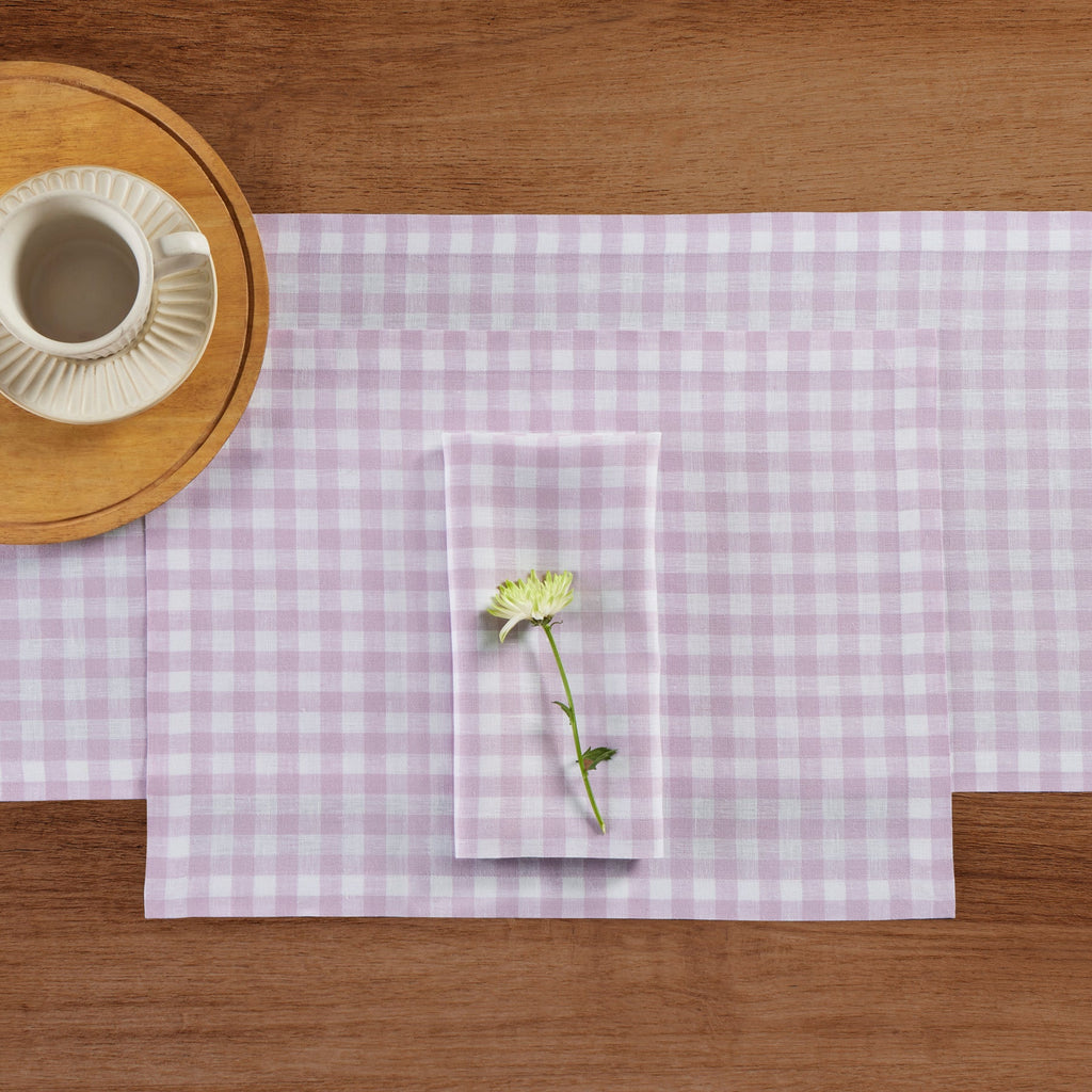 Gingham Placemats, Set of 4