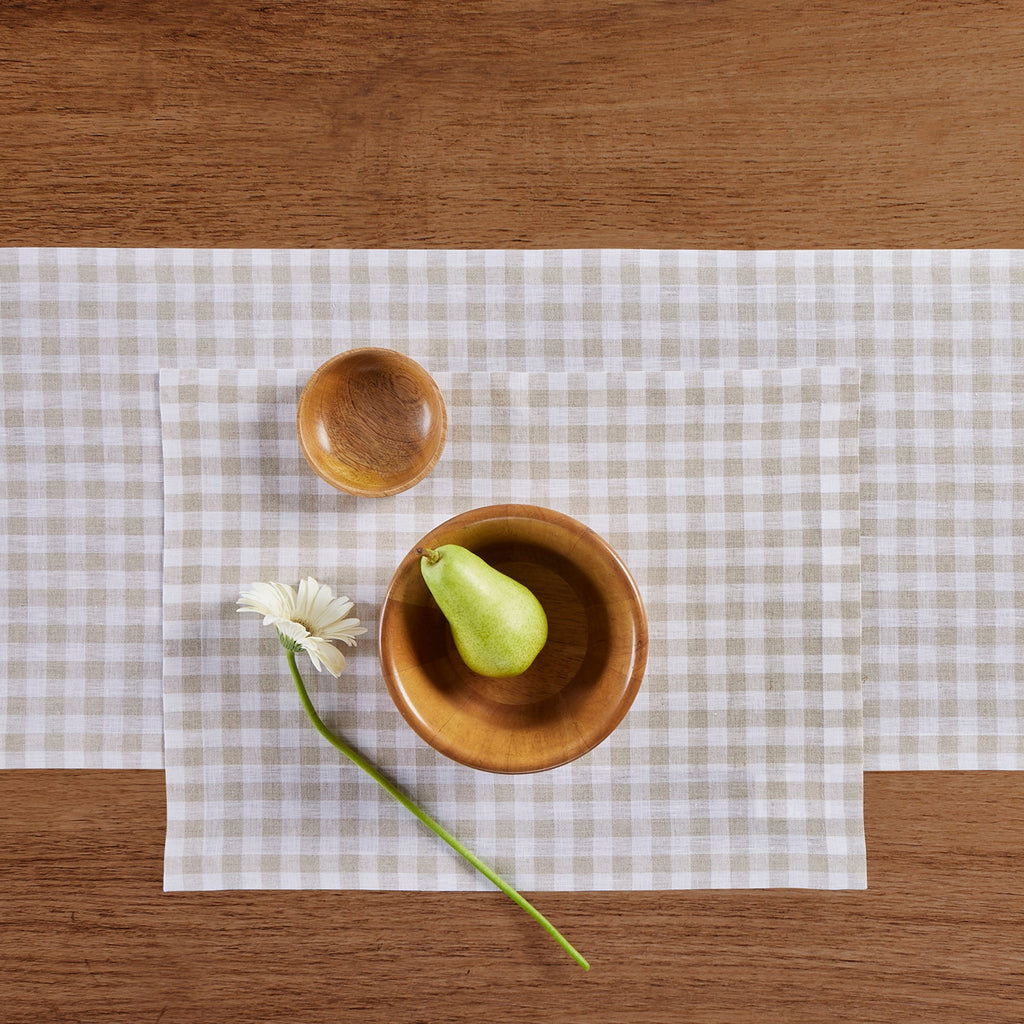 Gingham Placemats, Set of 4