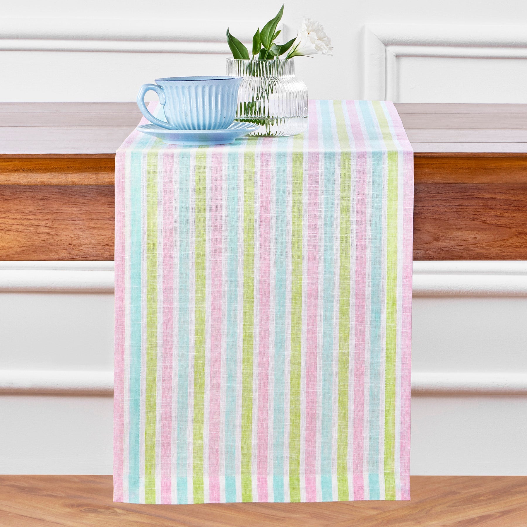 Palm Beach Stripe Table Runner