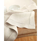 Classic Hemstitch Table Throw