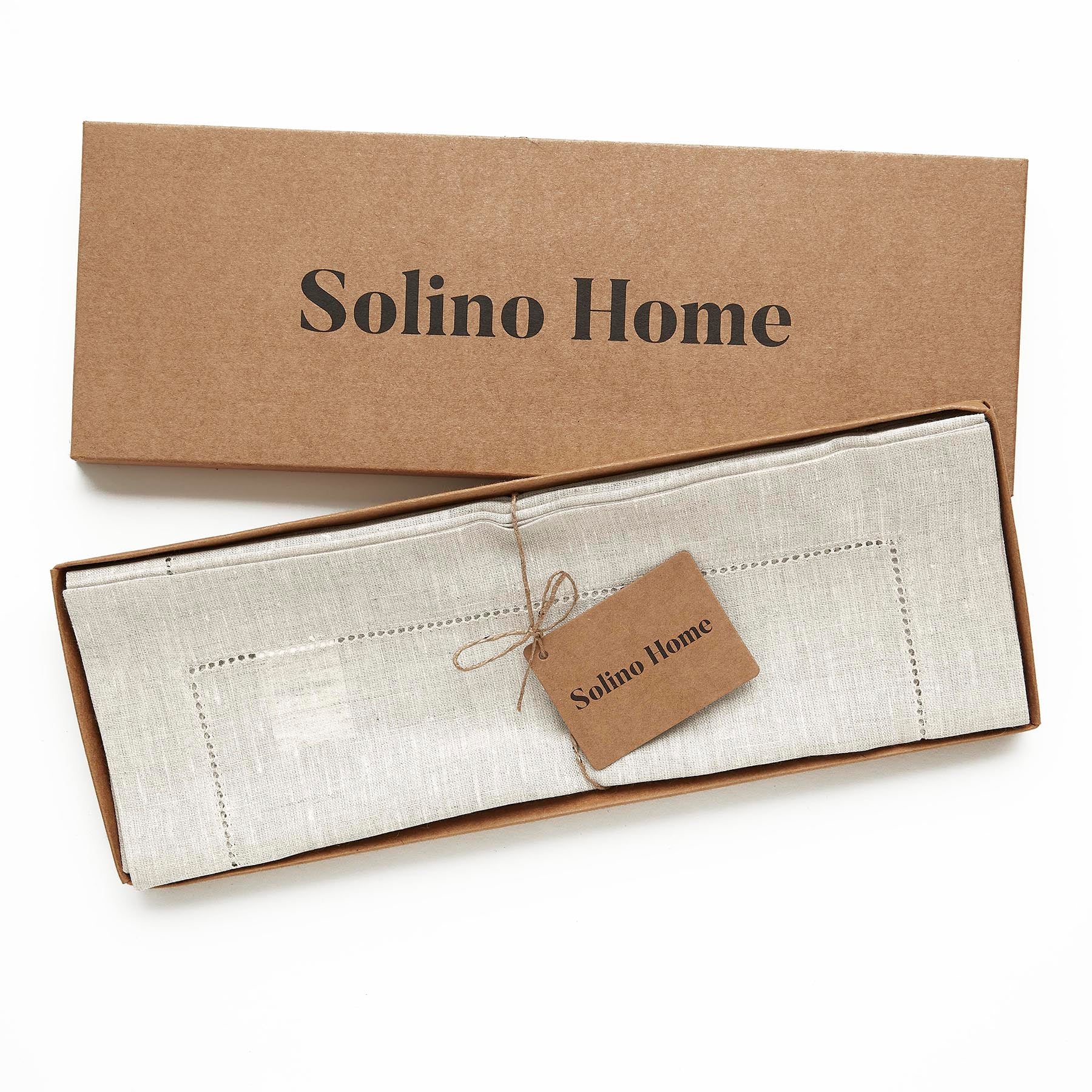 Classic Hemstitch Square Placemats, Set of 4