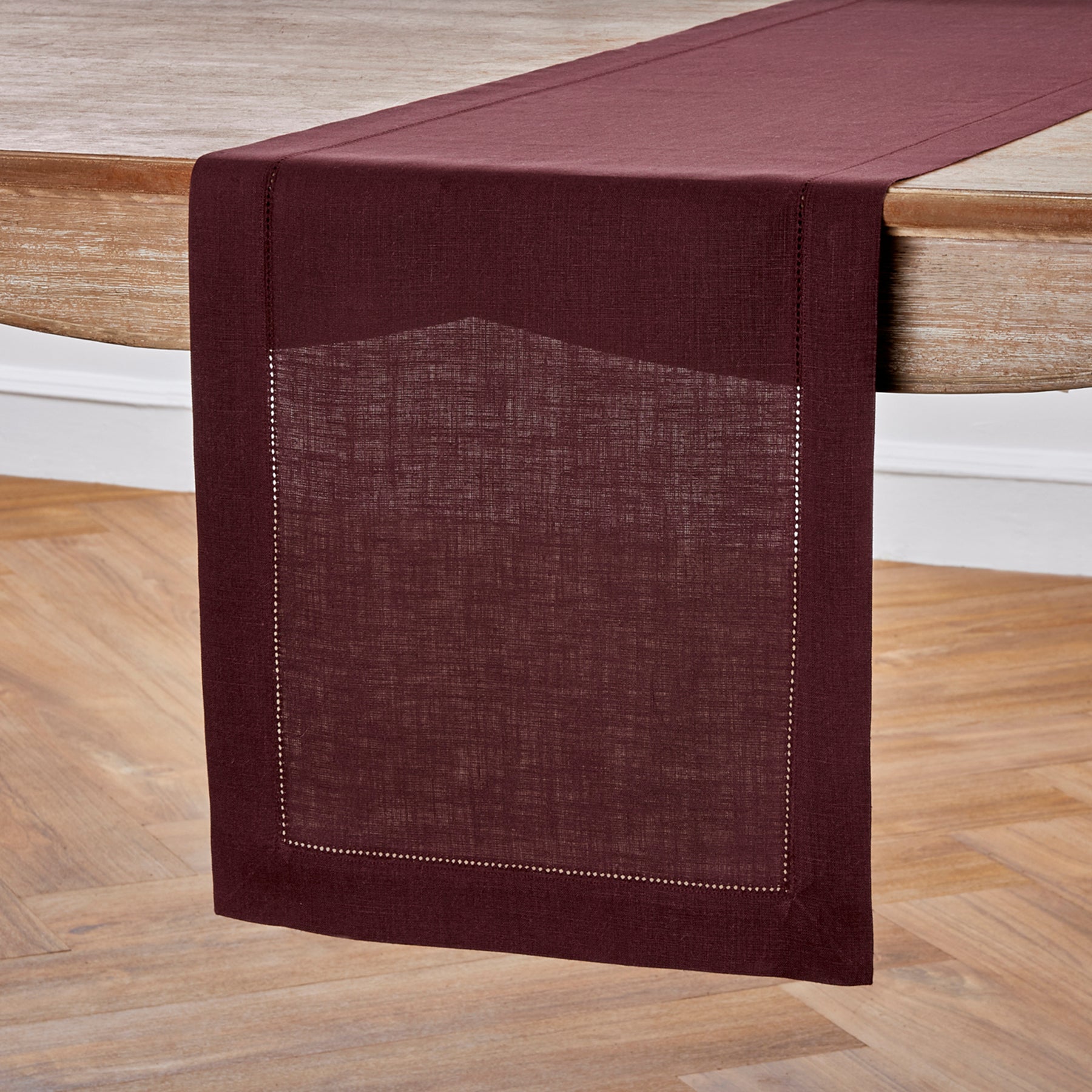 Classic Hemstitch Table Runner