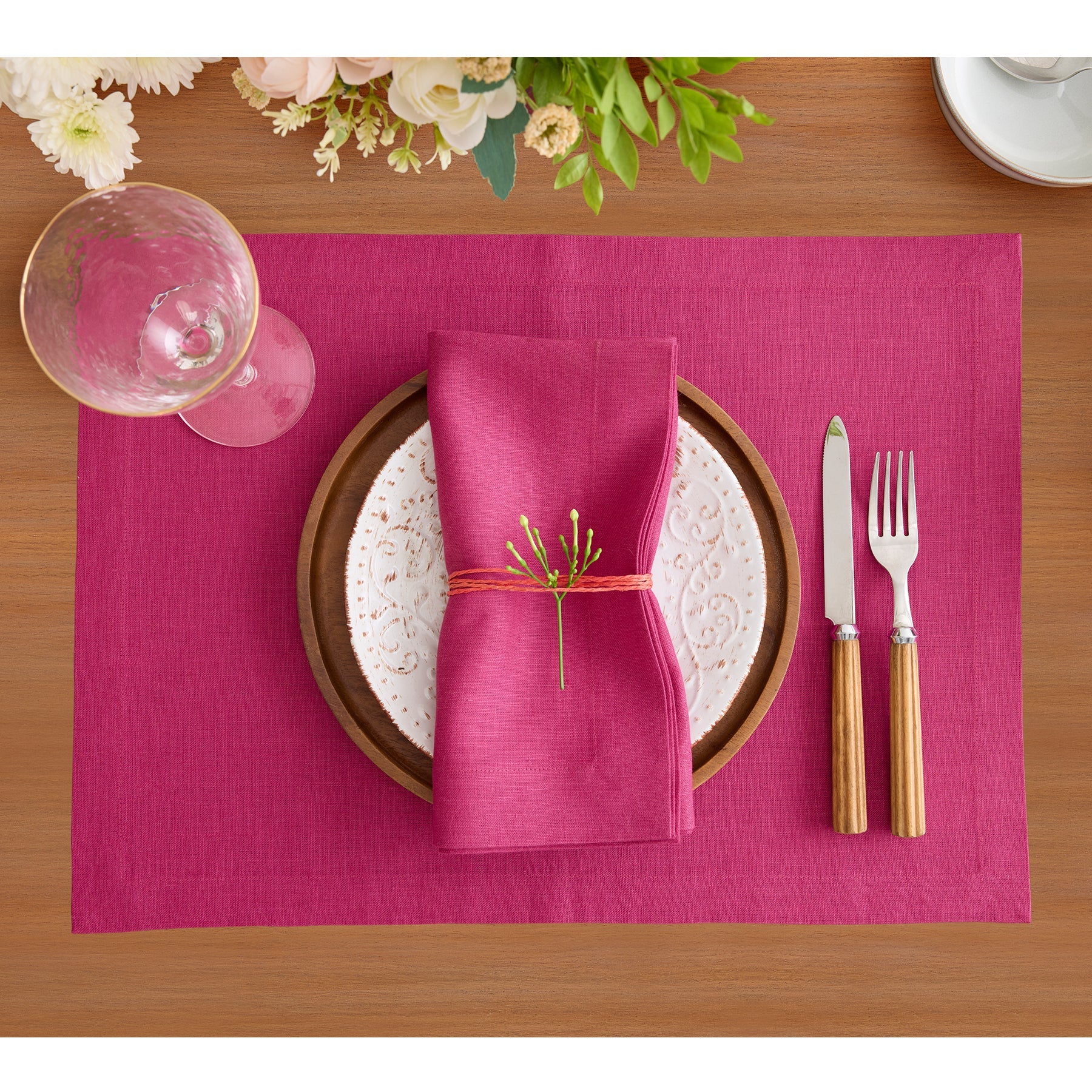 Diana Medium Weight Placemats, Set of 4