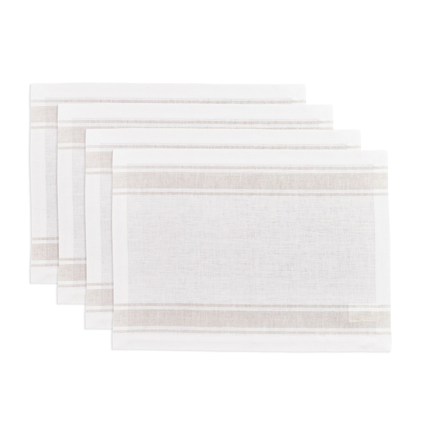Farmhouse Stripe Placemats, Set of 4