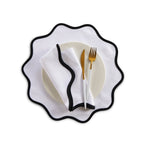 Giselle Scallop Edge Placemats, Set of 4
