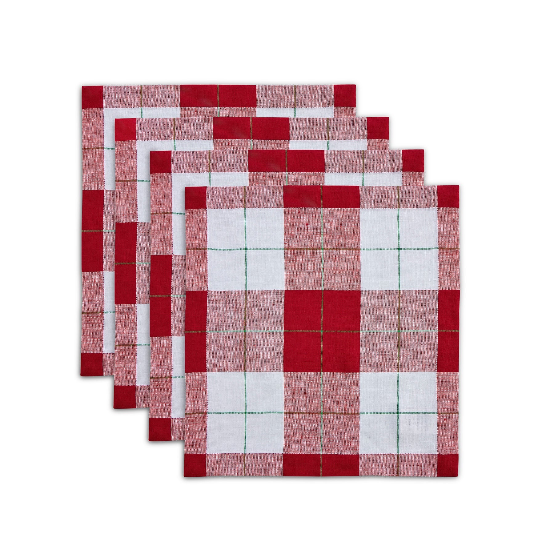 Very Merry Plaid Square Placemats, Set of 4