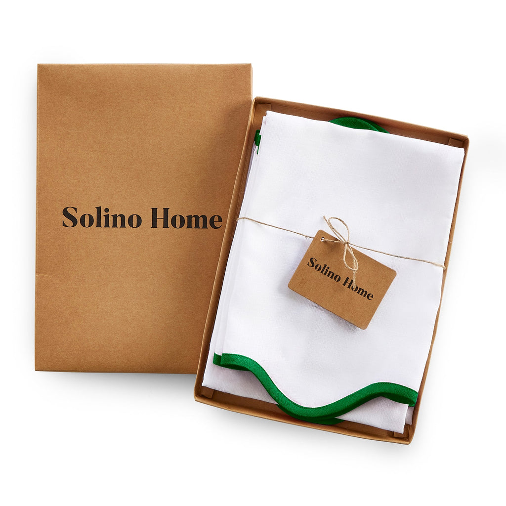 Giselle Scallop Edge Napkins, Set of 4
