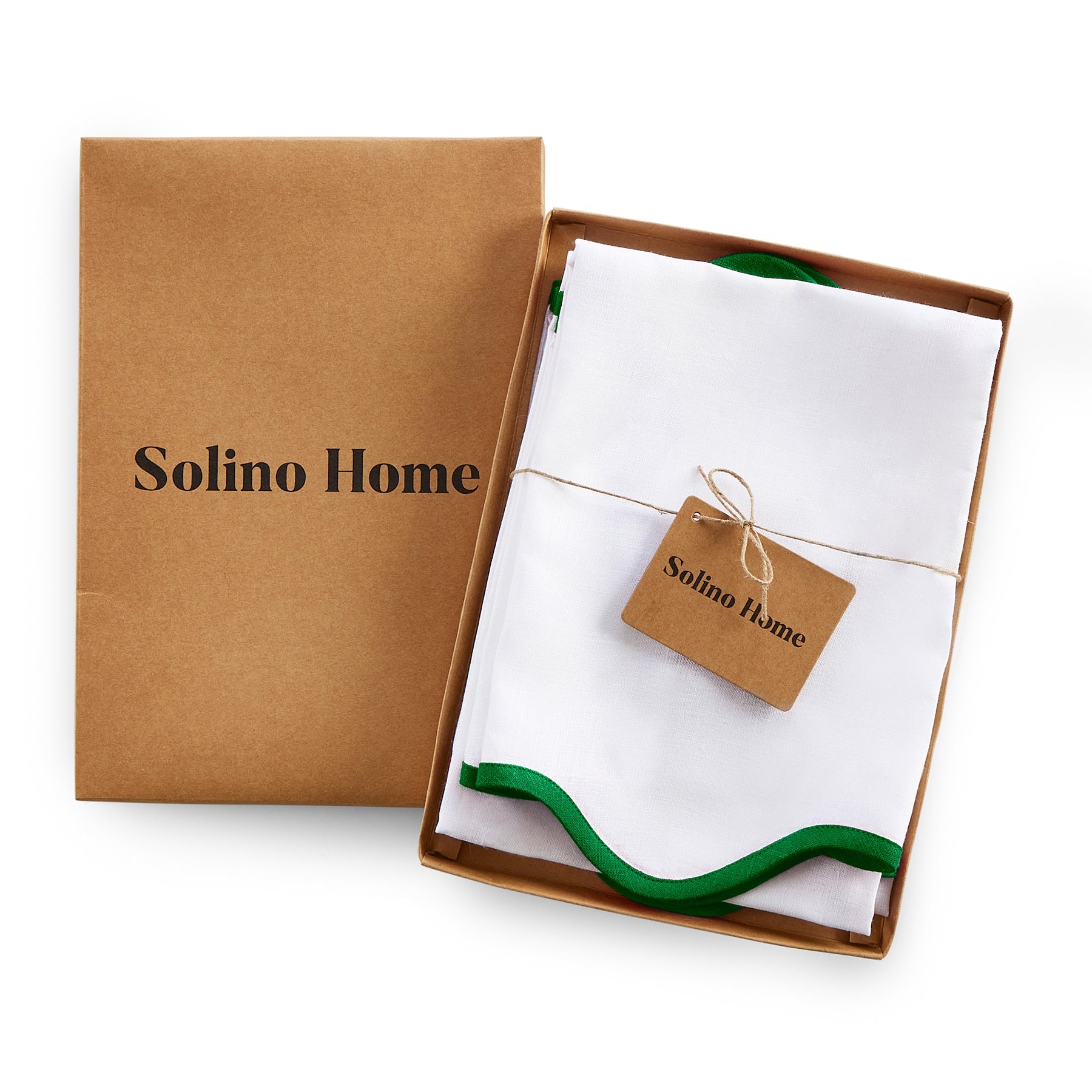 Giselle Scallop Edge Napkins, Set of 4