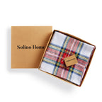 Stewart Plaid Round Tablecloth