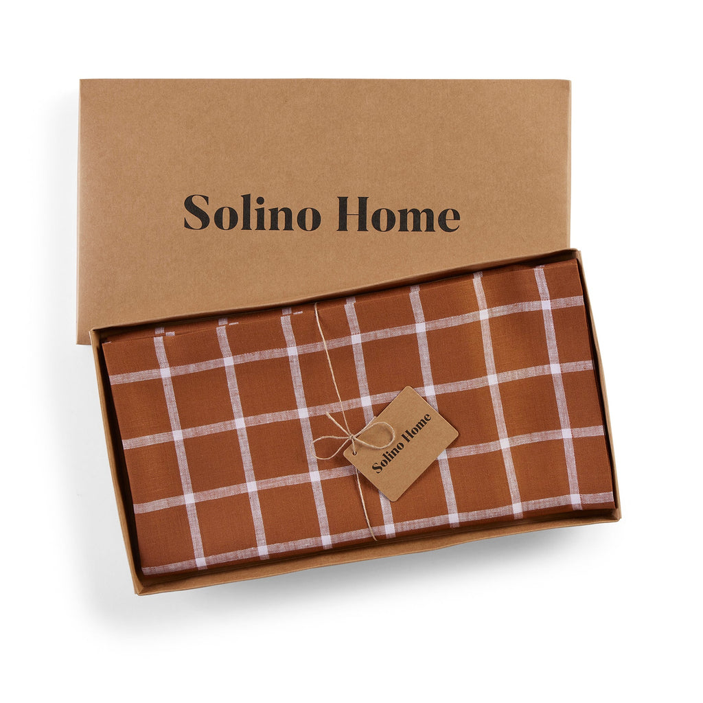 Windowpane Table Throw