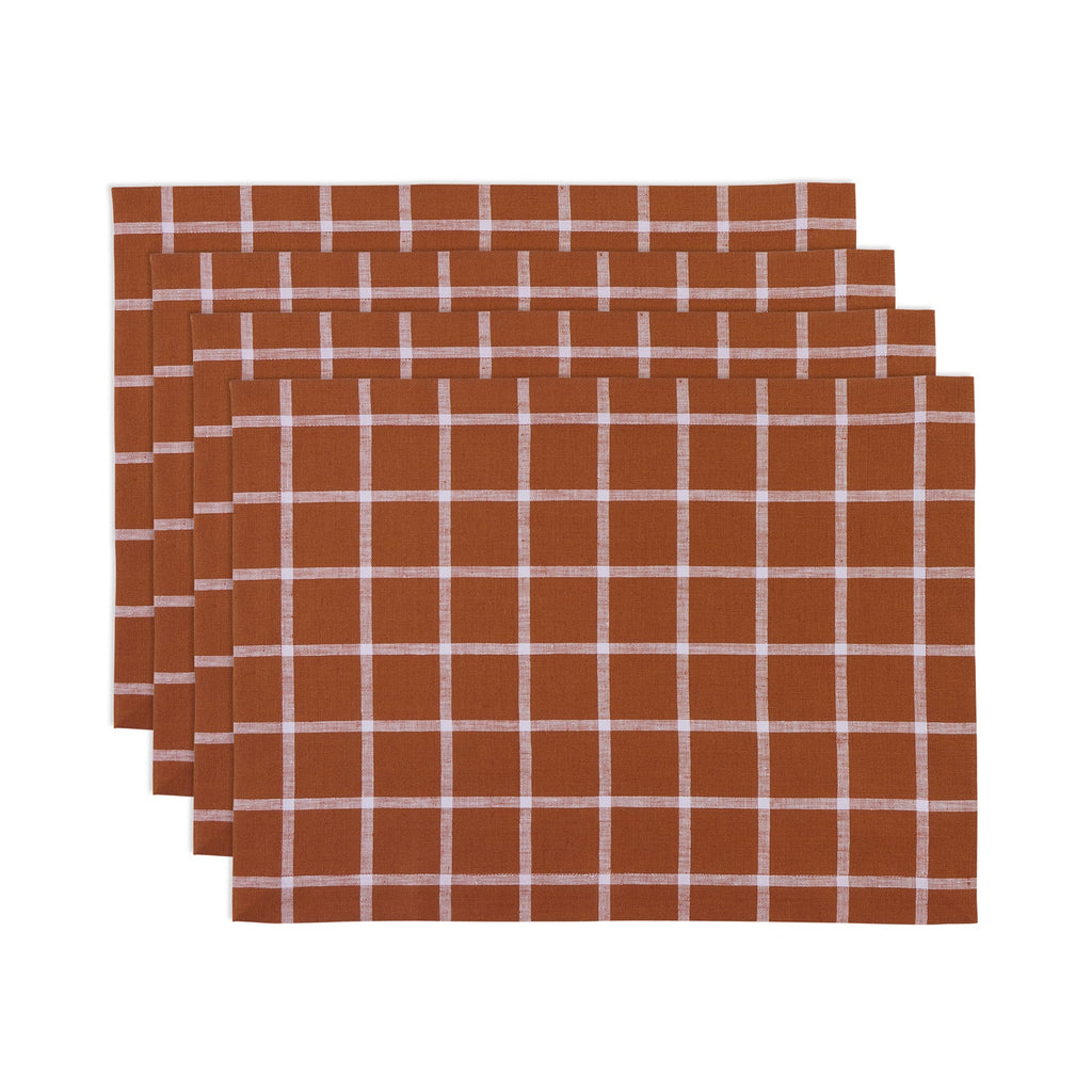 Windowpane Placemats, Set of 4