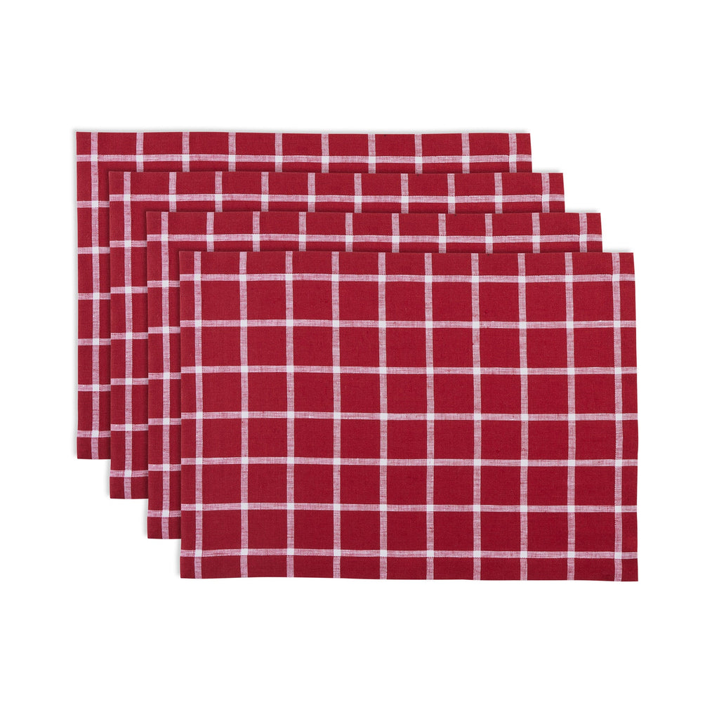 Windowpane Placemats, Set of 4