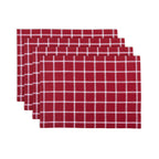 Windowpane Placemats, Set of 4