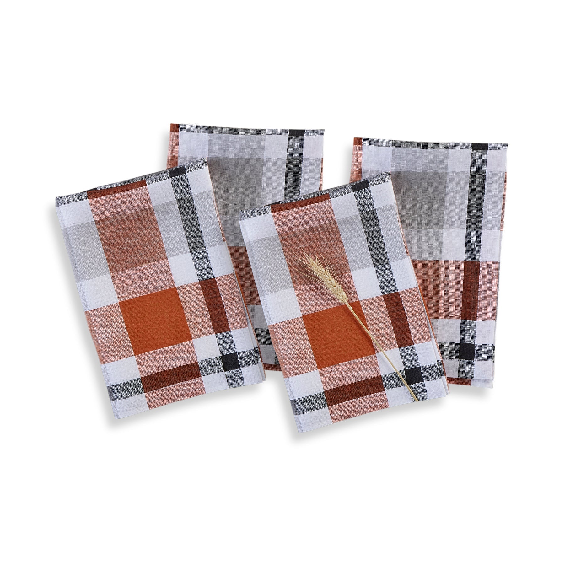 Fall Buffalo Check Napkins, Set of 4