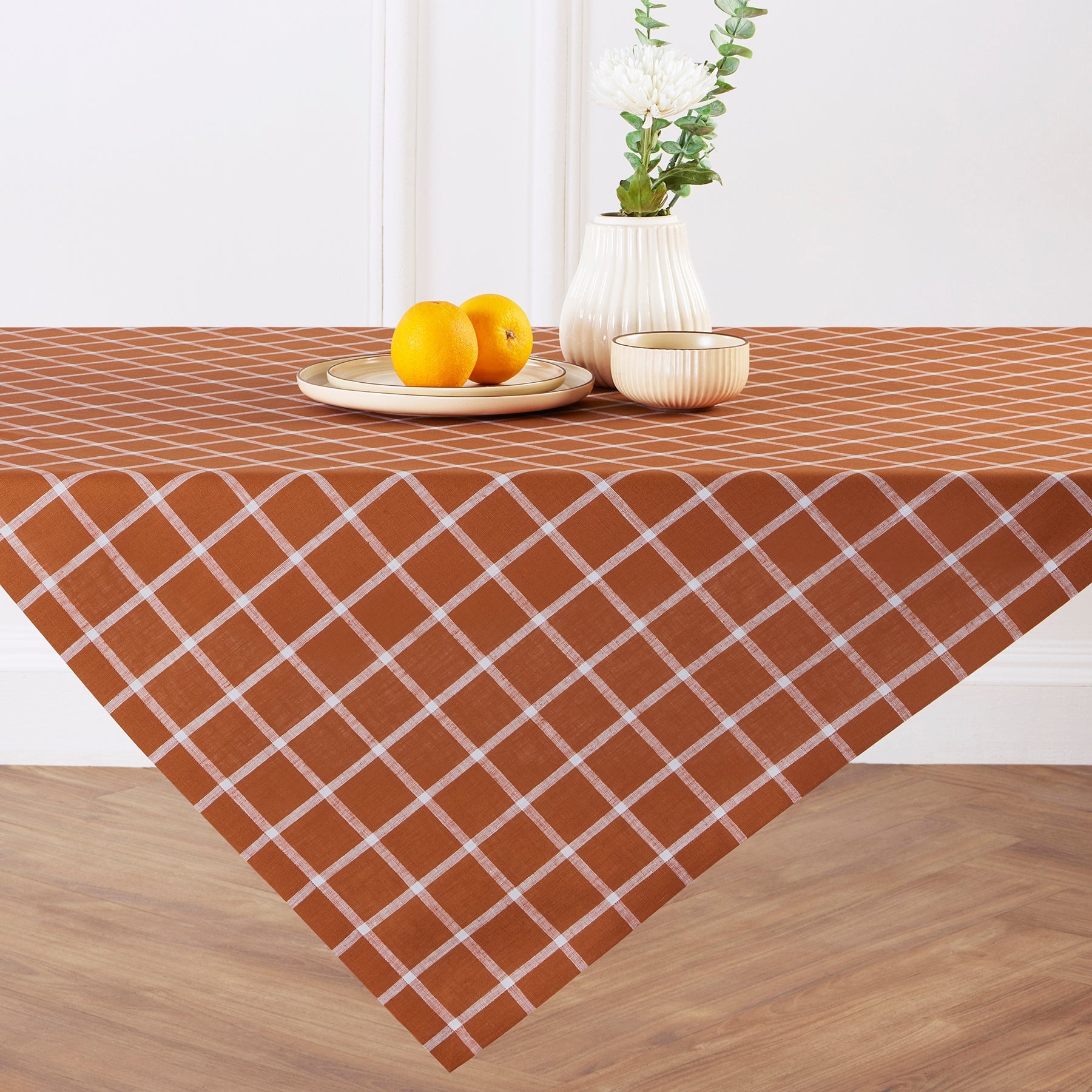 Windowpane Table Throw