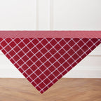 Windowpane Table Throw