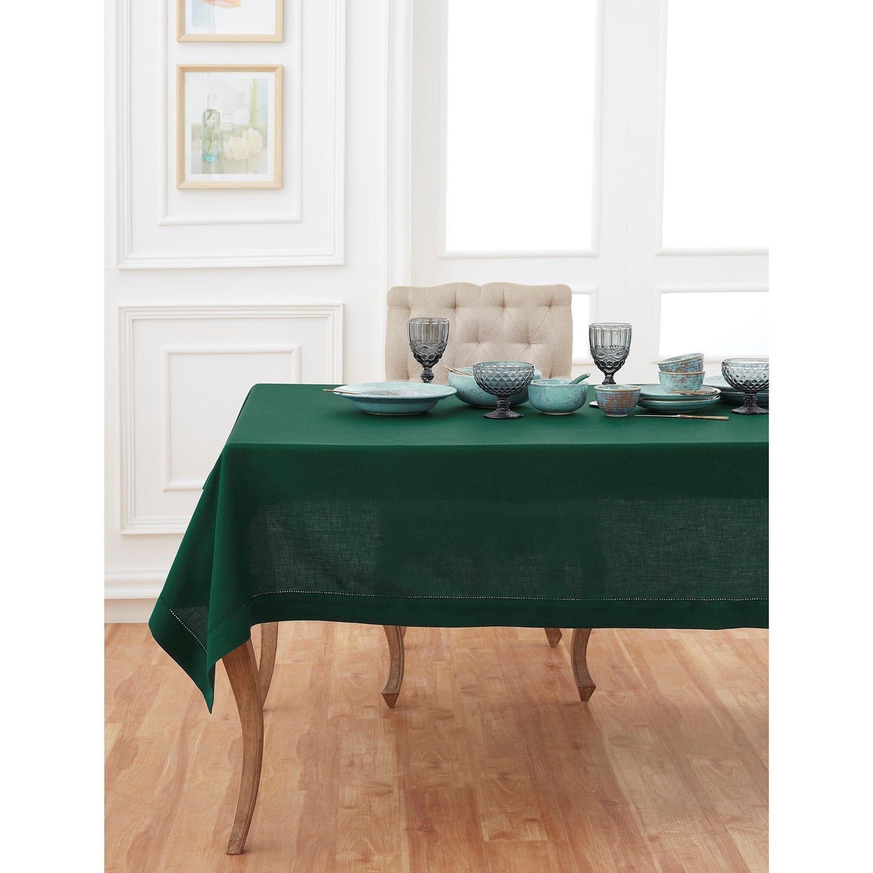Classic Hemstitch Tablecloth