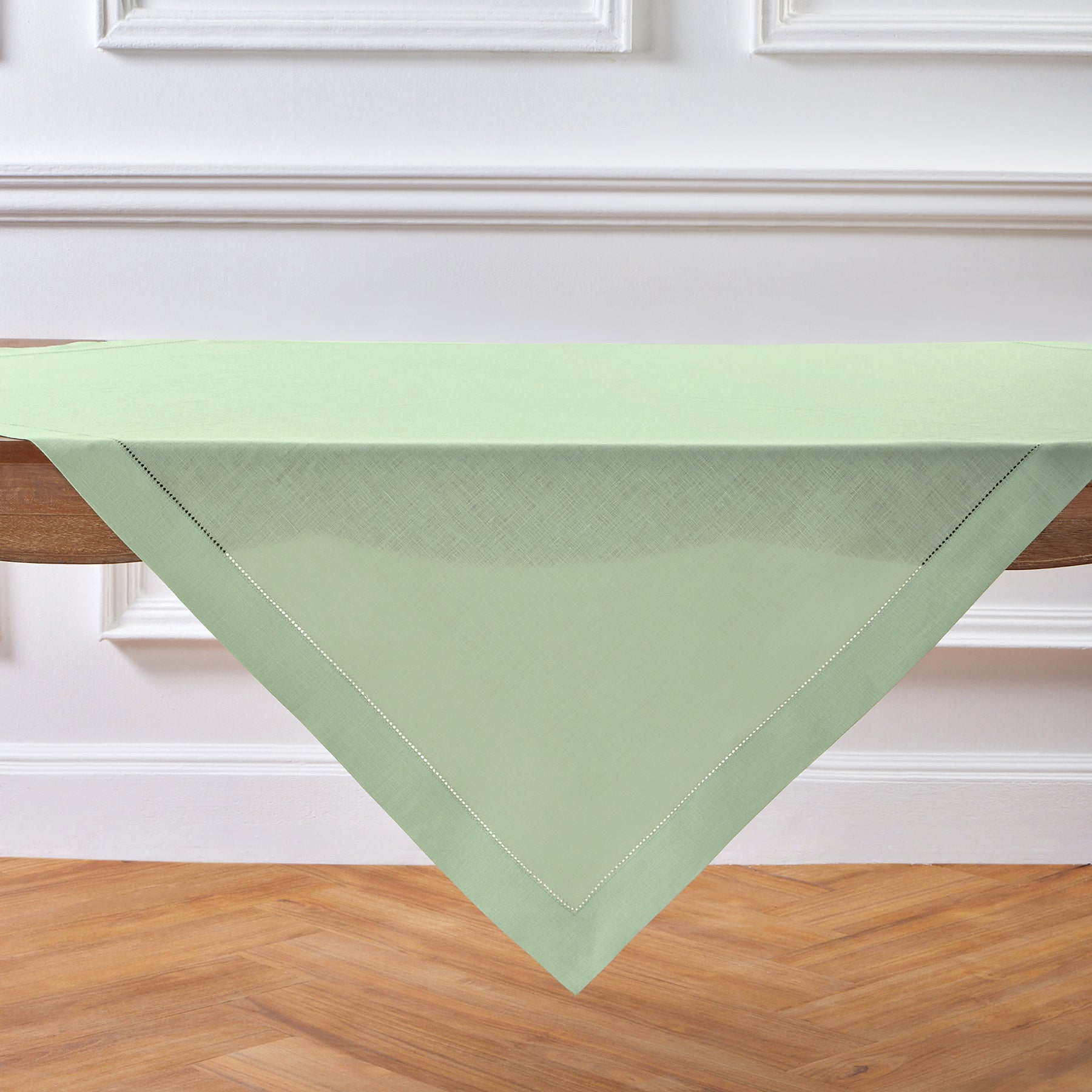 Classic Hemstitch Table Throw