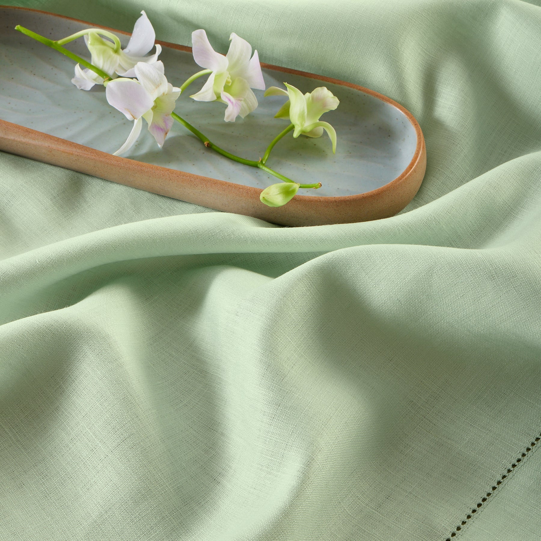 Classic Hemstitch Tablecloth