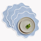 Giselle Scallop Edge Placemats, Set of 4