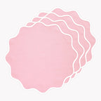 Giselle Scallop Edge Placemats, Set of 4