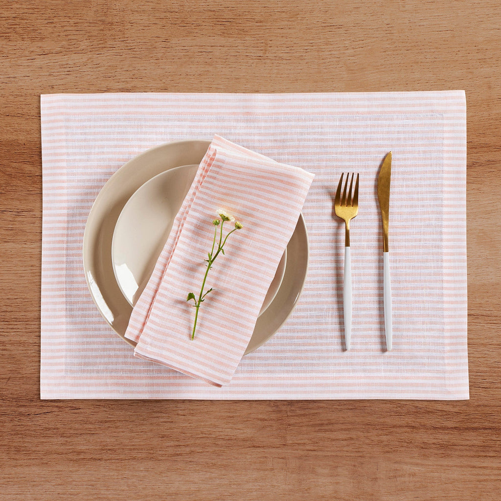 Narrow Stripe Placemats, Set of 4