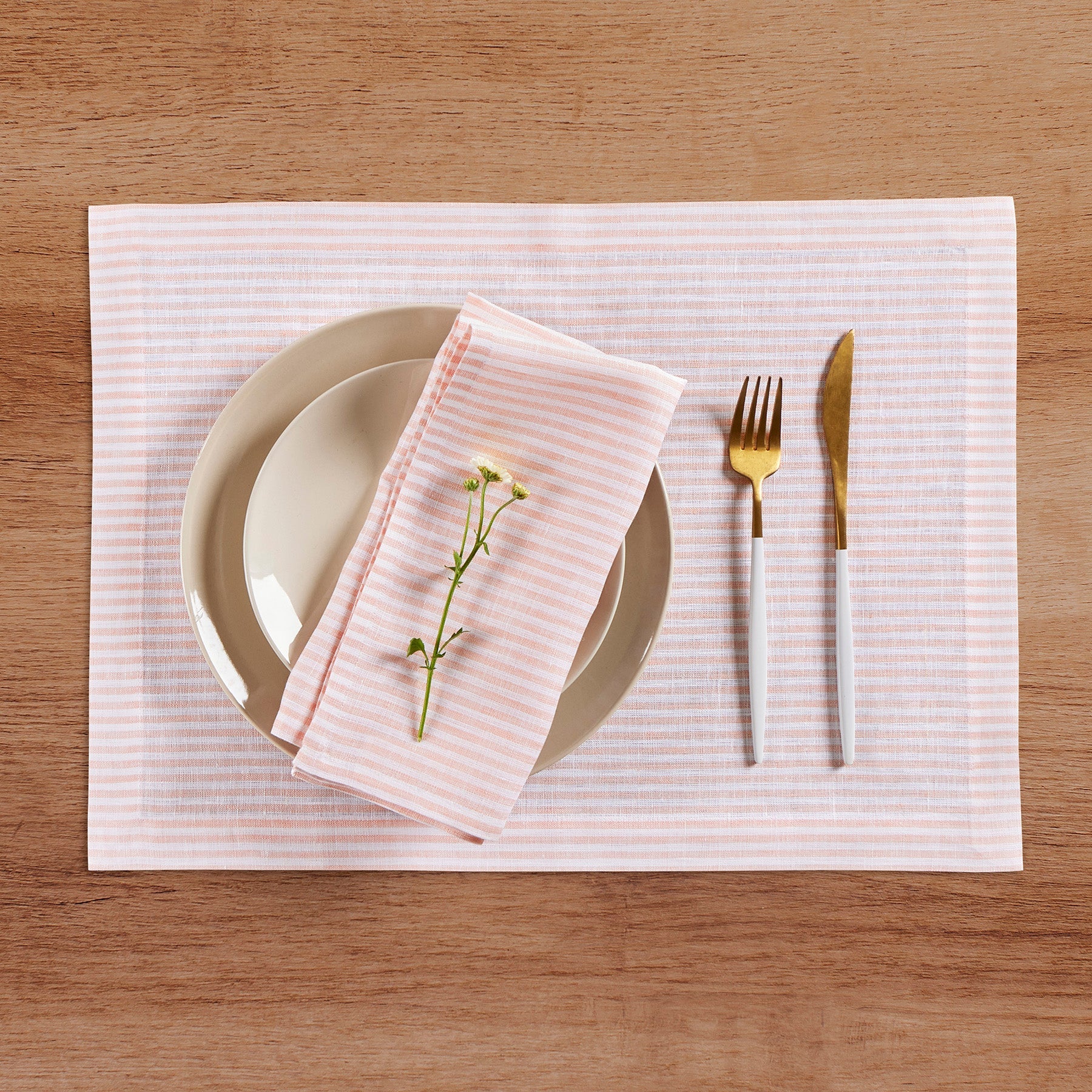 Narrow Stripe Placemats, Set of 4