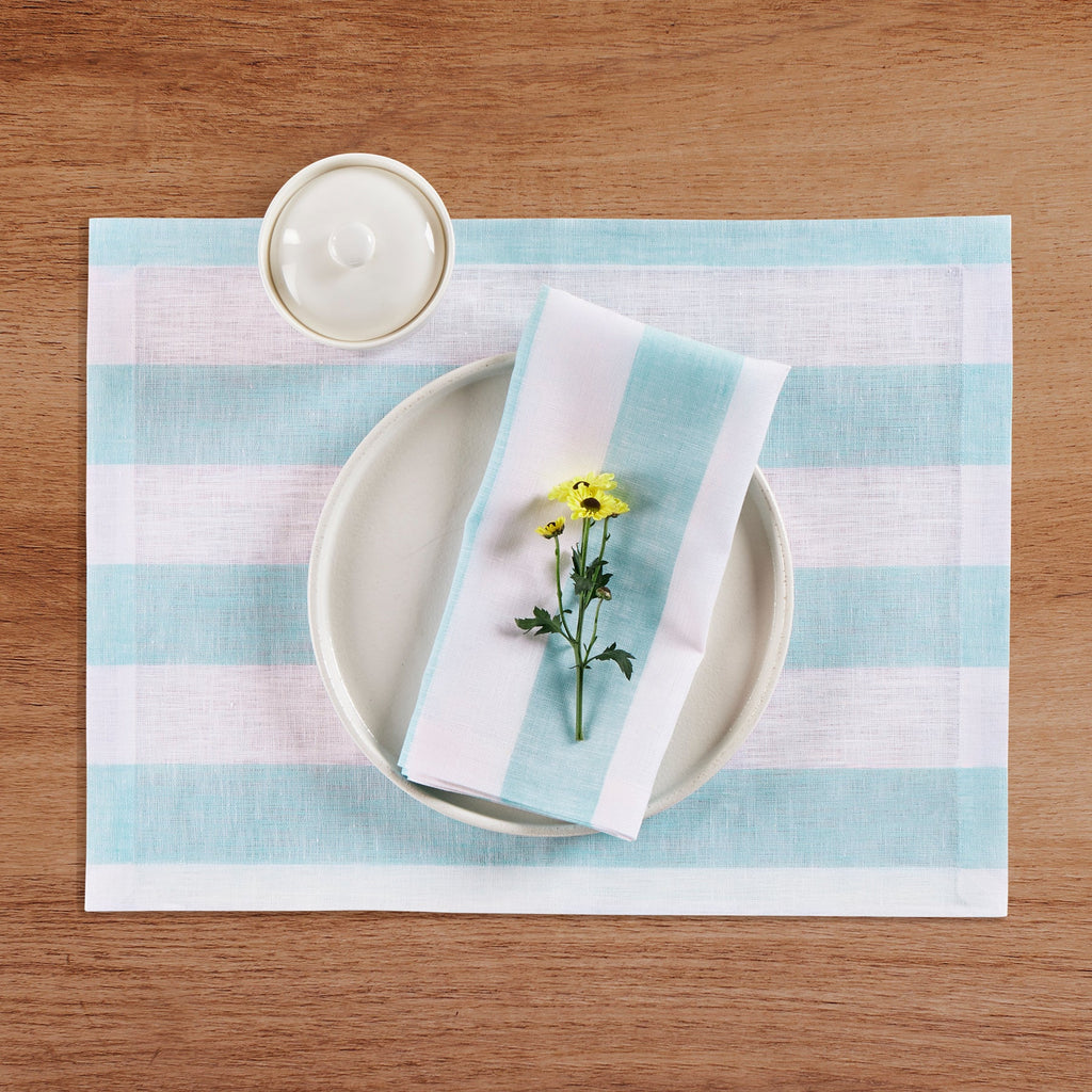 Cabana Stripe Placemats, Set of 4