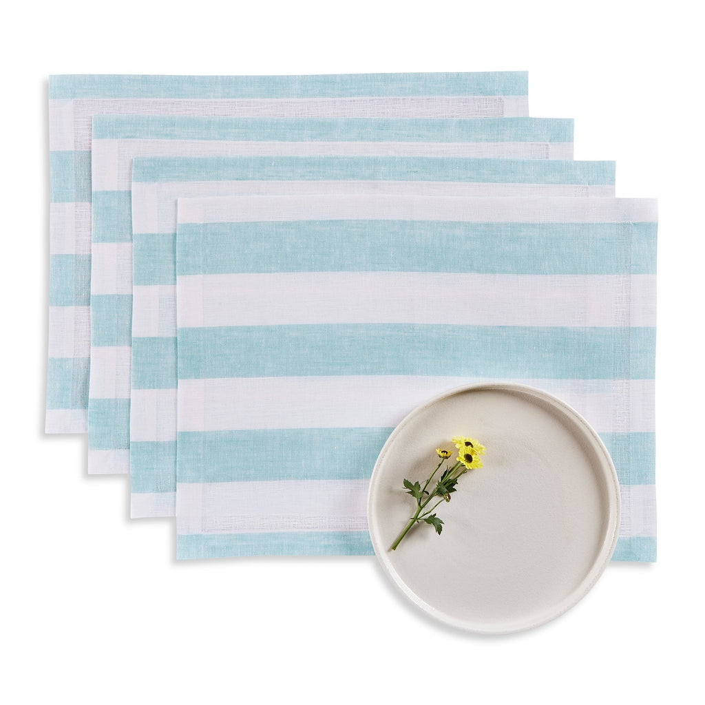 Cabana Stripe Placemats, Set of 4