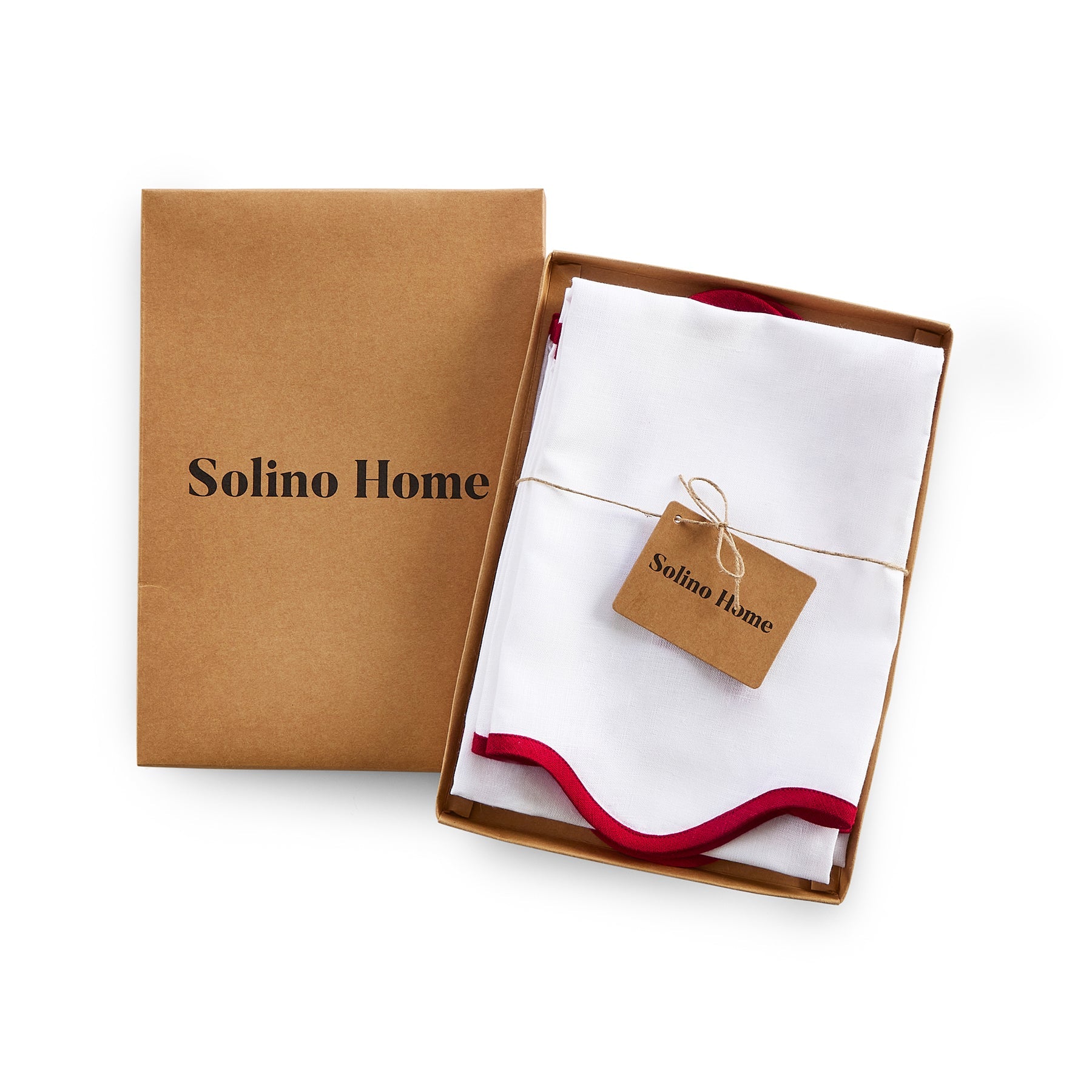 Giselle Scallop Edge Napkins, Set of 4