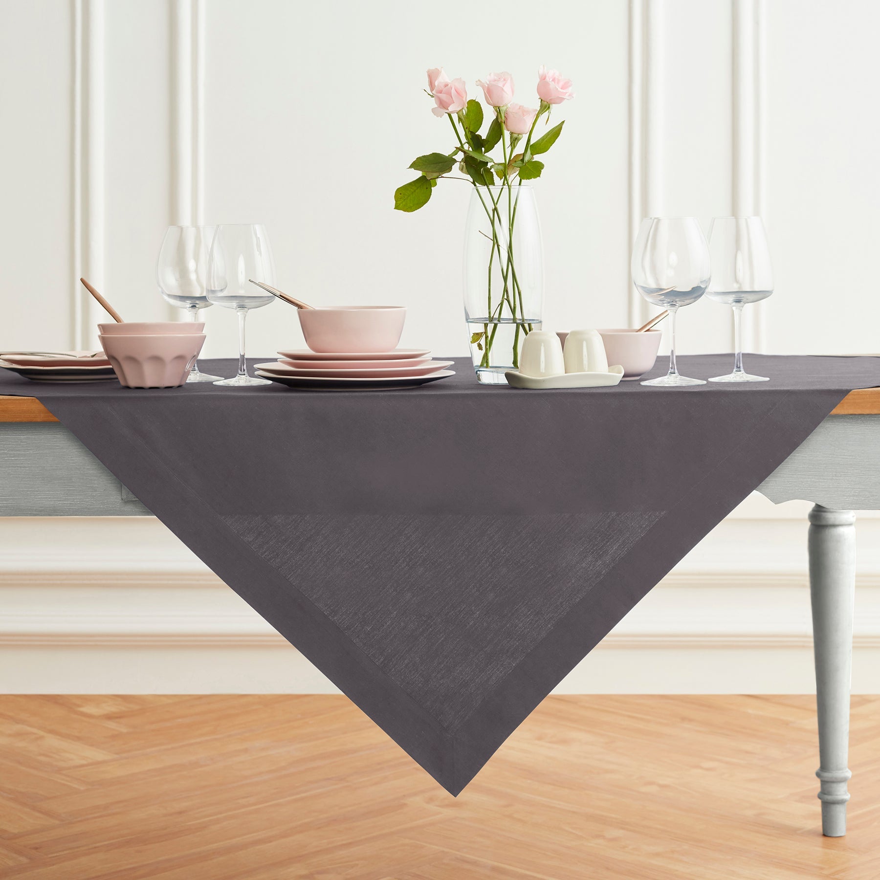 Dru Cotton Linen Table Throw