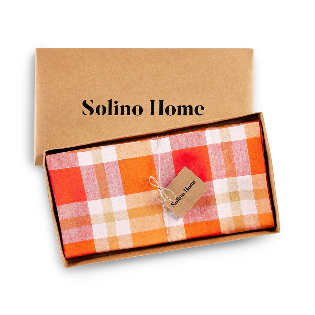 Fall Buffalo Check Tablecloth