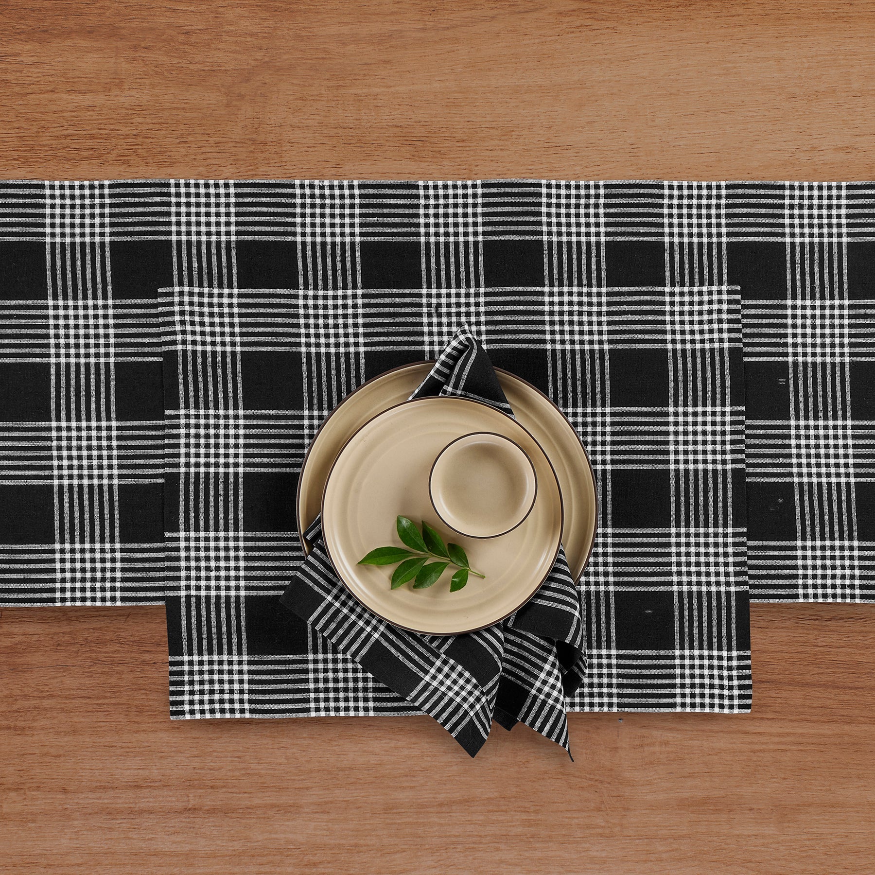 Glen Check Placemats, Set of 4