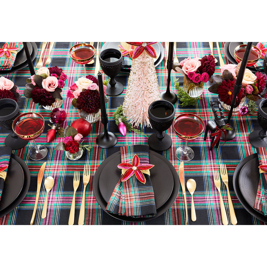 Jewel Plaid Tablecloth