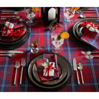 Red Tartan Plaid Tablecloth