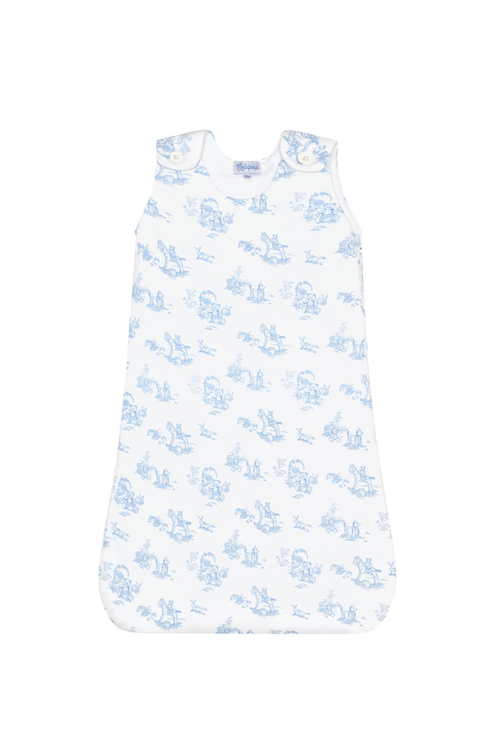 Blue Toile Winter Sack