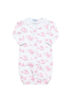 Pink Toile Baby Converter Gown