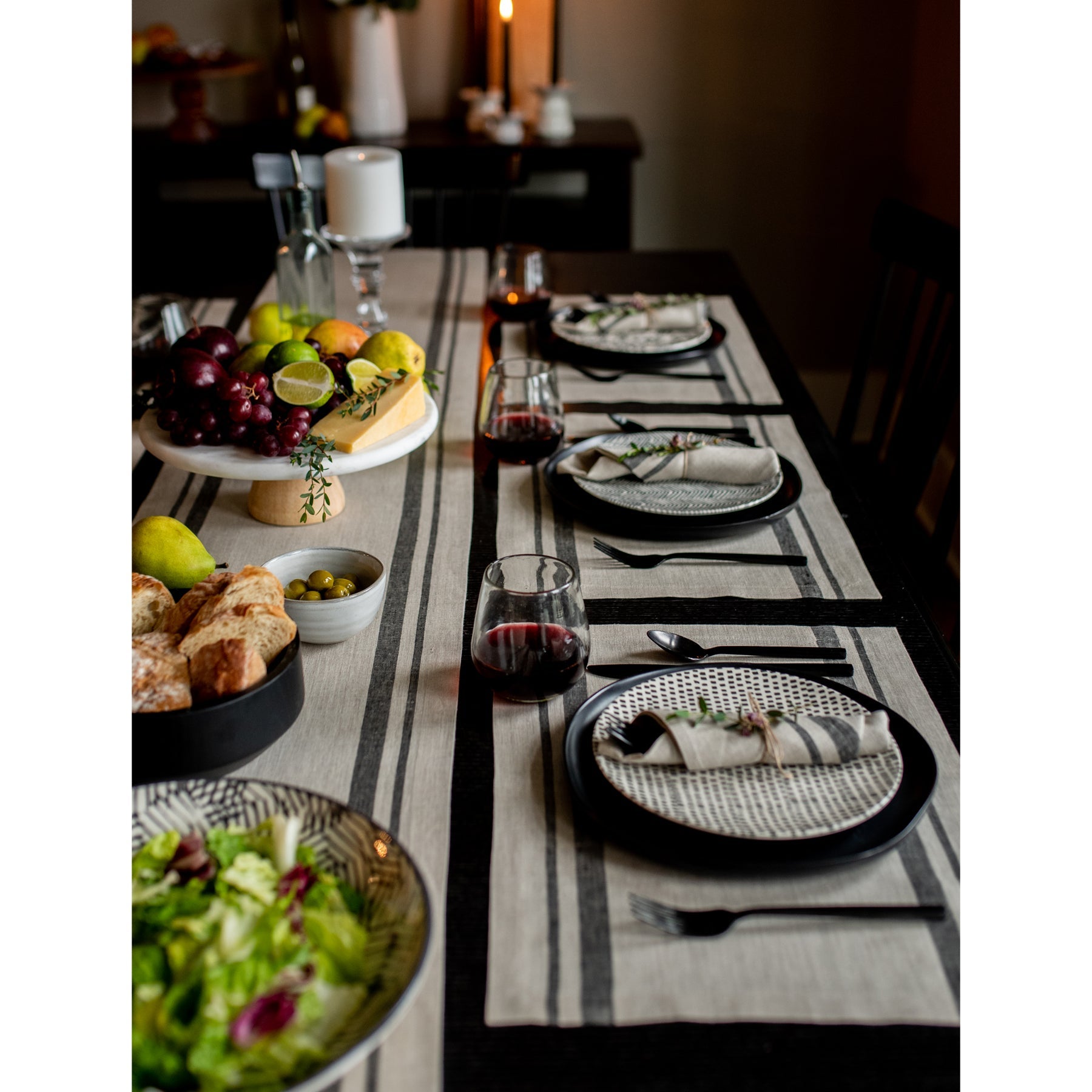 French Stripe Table Runner
